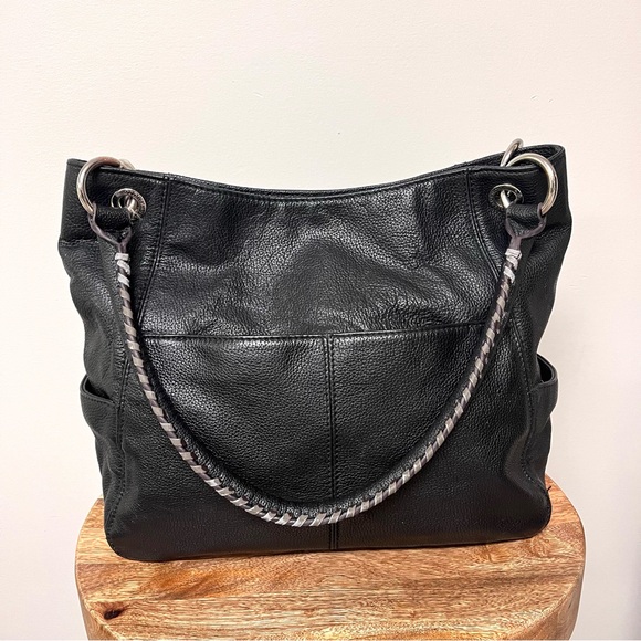 Tignanello Black Leather Bag - Picture 9 of 16